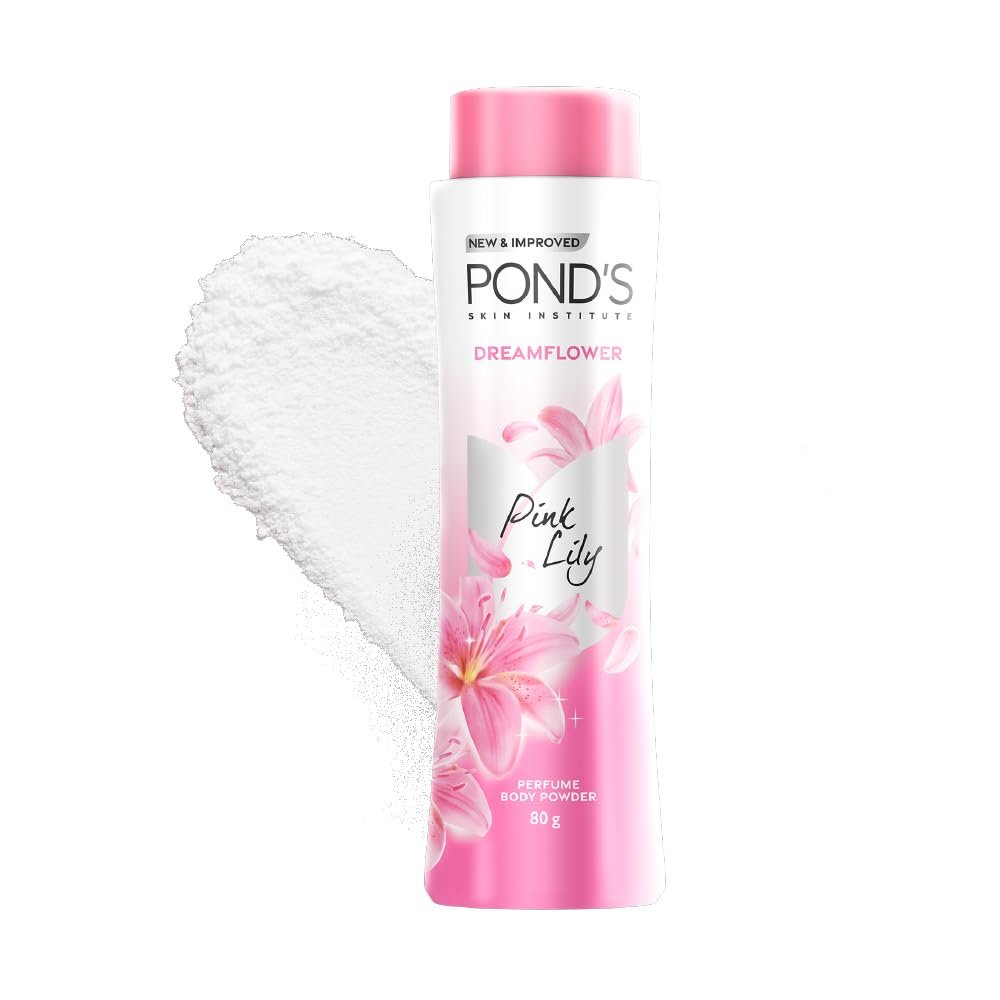 POND'S Dreamflower Fragrant Talc Powder with Vitamin B3, Pack of 180gm