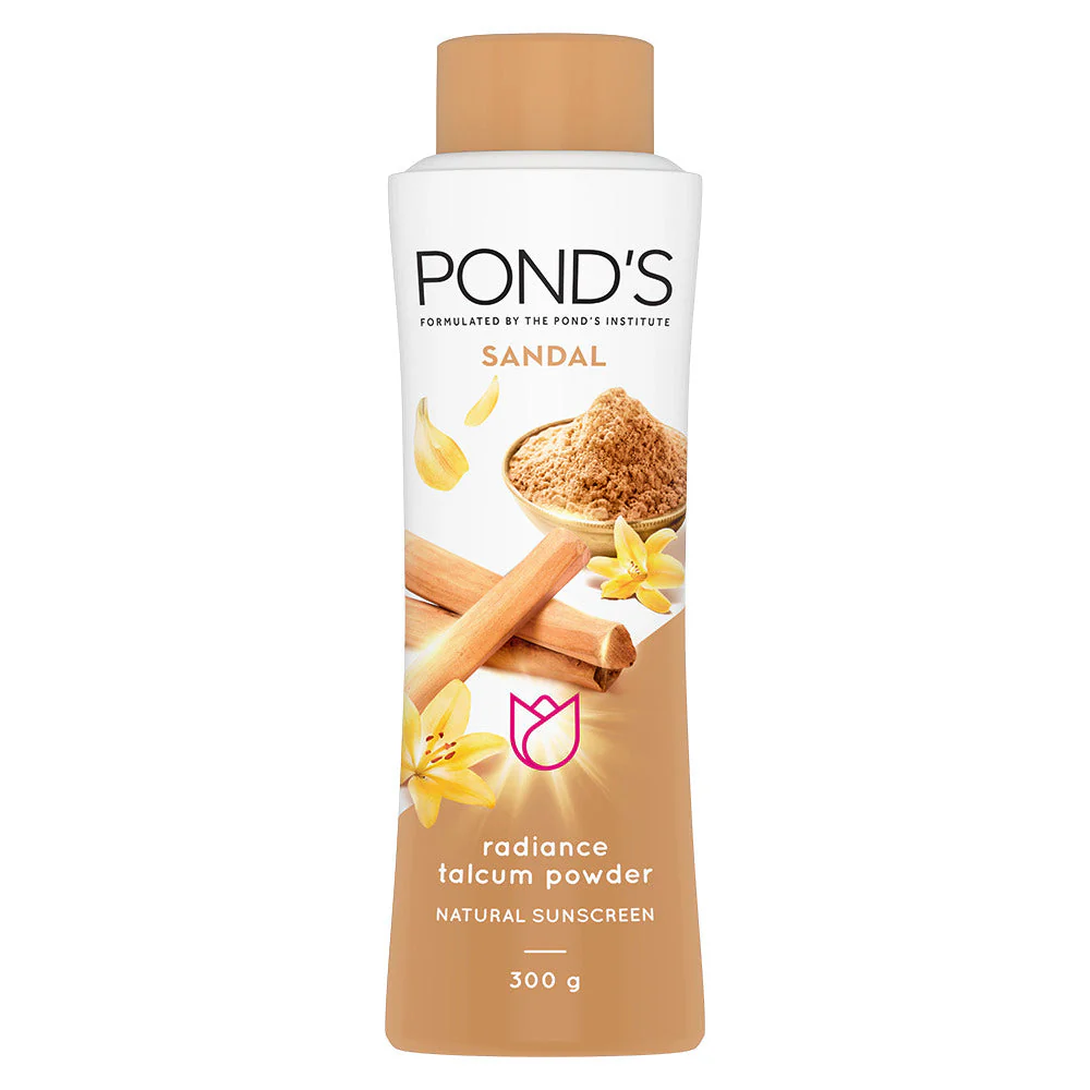 POND'S Sandal Radiance Talcum Powder Natural Sunscreen 100 G